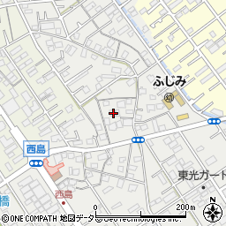 静岡県静岡市駿河区西島427周辺の地図