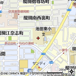 〒601-1355 京都府京都市伏見区醍醐多近田町の地図