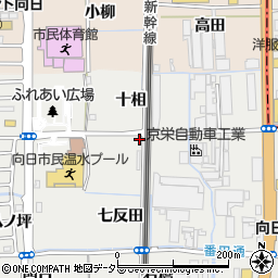 ＊向日市鶏冠井町上古16[上田]駐車場周辺の地図
