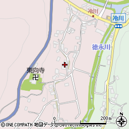 静岡県伊豆市冷川242周辺の地図