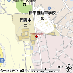 門野中学校周辺の地図