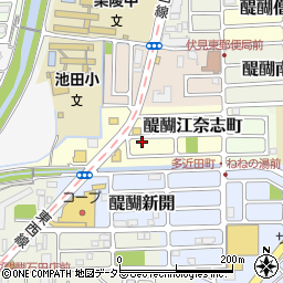 京都府京都市伏見区醍醐江奈志町10-105周辺の地図