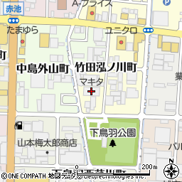 マキタ京都支店周辺の地図