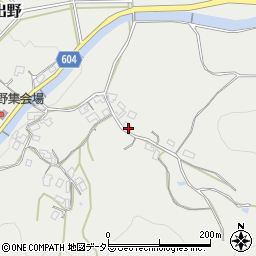 大阪府豊能郡能勢町野間出野360周辺の地図
