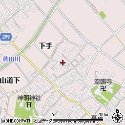愛知県安城市高棚町郷30周辺の地図