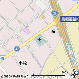 愛知県安城市高棚町小牧48周辺の地図