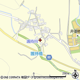 兵庫県姫路市夢前町護持956周辺の地図