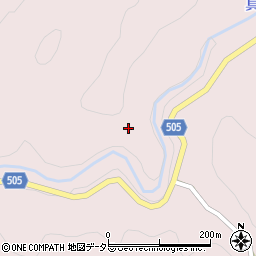 愛知県新城市大野琴森周辺の地図