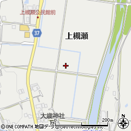 兵庫県三田市上槻瀬周辺の地図