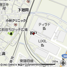 愛知県東浦町（知多郡）藤江（折戸）周辺の地図