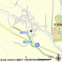 兵庫県姫路市夢前町護持959周辺の地図