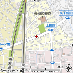 静岡県静岡市駿河区上川原周辺の地図