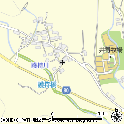 兵庫県姫路市夢前町護持968周辺の地図