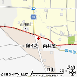 京都府長岡京市今里向イ芝3周辺の地図