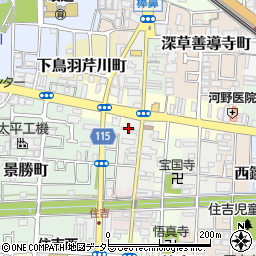 京都府京都市伏見区加賀屋町738周辺の地図