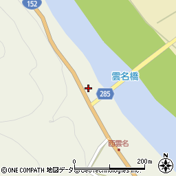 静岡県浜松市天竜区西雲名113-4周辺の地図