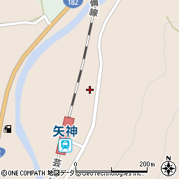 岡山県新見市哲西町矢田52周辺の地図