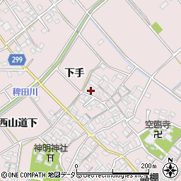 愛知県安城市高棚町郷21周辺の地図