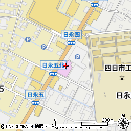 スーパードーム　四日市店周辺の地図