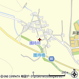 兵庫県姫路市夢前町護持957周辺の地図