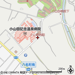 小山田病院周辺の地図