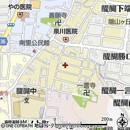 京都府京都市伏見区醍醐槇ノ内町周辺の地図