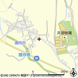 兵庫県姫路市夢前町護持804周辺の地図
