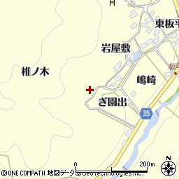 愛知県岡崎市秦梨町椎ノ木周辺の地図