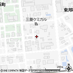 三重県四日市市東邦町周辺の地図