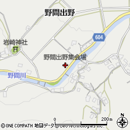 大阪府豊能郡能勢町野間出野200-1周辺の地図