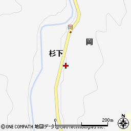 愛知県新城市富保道ノ上11周辺の地図