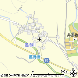 兵庫県姫路市夢前町護持960周辺の地図