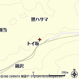 愛知県岡崎市蓬生町トイ坂周辺の地図