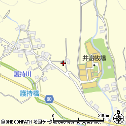 兵庫県姫路市夢前町護持806周辺の地図