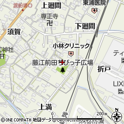愛知県知多郡東浦町藤江前田周辺の地図