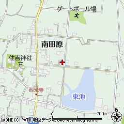 兵庫県神崎郡福崎町南田原1349-3周辺の地図