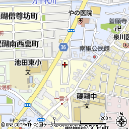 京都府京都市伏見区醍醐構口町20周辺の地図