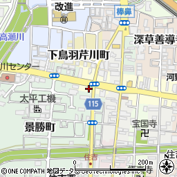 京都府京都市伏見区鳥羽町690周辺の地図