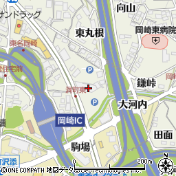 岡崎愛昇殿周辺の地図