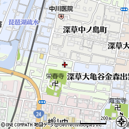 京都府京都市伏見区桃山町丹下24周辺の地図