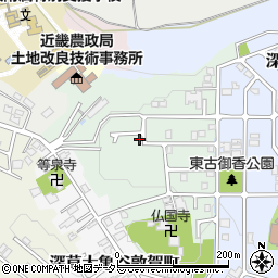 京都府京都市伏見区深草大亀谷古御香町168-2周辺の地図