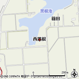 愛知県知多郡東浦町藤江西黒根周辺の地図