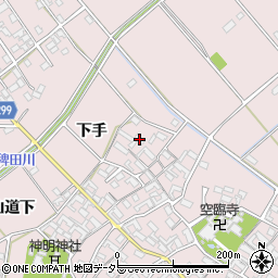 愛知県安城市高棚町郷34周辺の地図