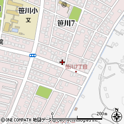 吉田近代車センター周辺の地図