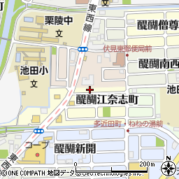 京都府京都市伏見区醍醐江奈志町10-149周辺の地図