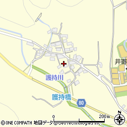 兵庫県姫路市夢前町護持951周辺の地図