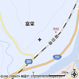 愛知県新城市富栄正木貝津周辺の地図