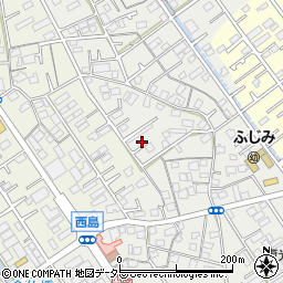 静岡県静岡市駿河区西島332周辺の地図