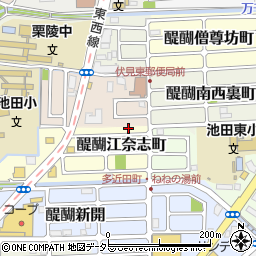 京都府京都市伏見区醍醐江奈志町10-144周辺の地図