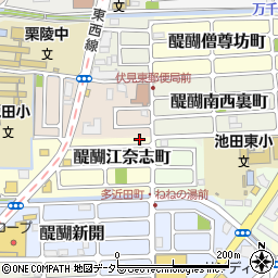 京都府京都市伏見区醍醐江奈志町10-137周辺の地図